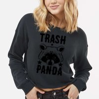 Trash Panda Cropped Pullover Crew