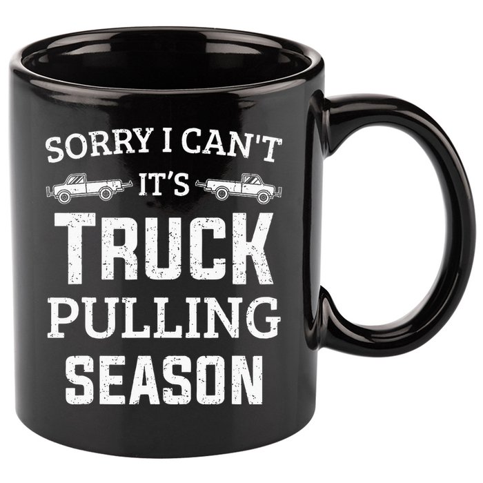 Truck Pulling Tractor Pulling Pull Truck 11oz C Handle Ceramic Mug