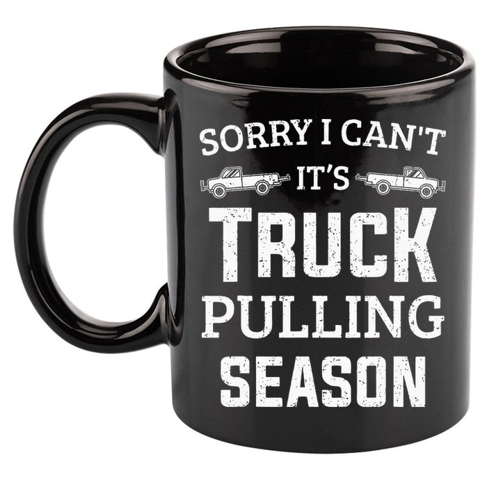 Truck Pulling Tractor Pulling Pull Truck 11oz C Handle Ceramic Mug