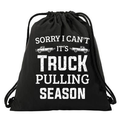Truck Pulling Tractor Pulling Pull Truck Drawstring Bag