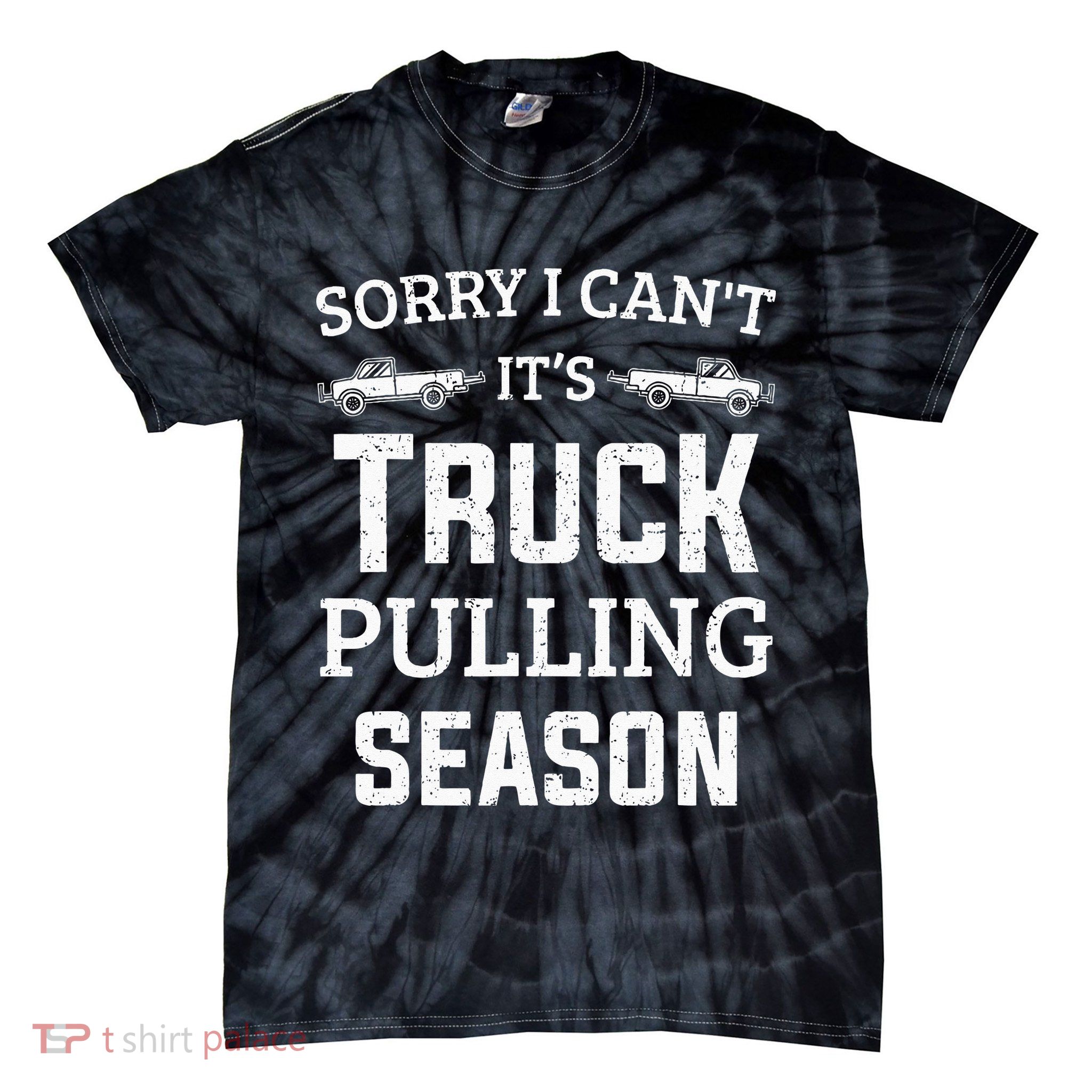 Truck Pulling Tractor Pulling Pull Truck Tie-Dye T-Shirt