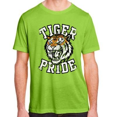 Tiger Pride Tiger Mascot School Sports Team Adult ChromaSoft Performance T-Shirt