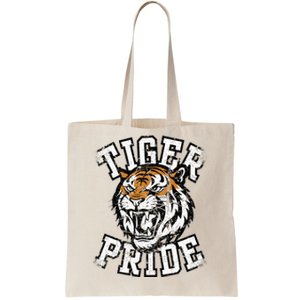 Tiger Pride Tiger Mascot School Sports Team Tote Bag