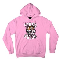 Tiger Pride Tiger Mascot School Sports Team Hoodie