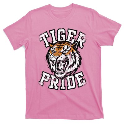 Tiger Pride Tiger Mascot School Sports Team T-Shirt