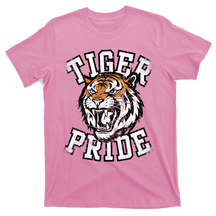 Tiger Pride Tiger Mascot School Sports Team T-Shirt