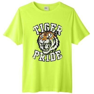 Tiger Pride Tiger Mascot School Sports Team Tall Fusion ChromaSoft Performance T-Shirt