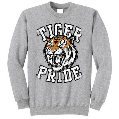 Tiger Pride Tiger Mascot School Sports Team Sweatshirt