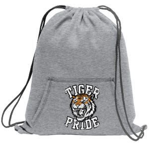 Tiger Pride Tiger Mascot School Sports Team Sweatshirt Cinch Pack Bag