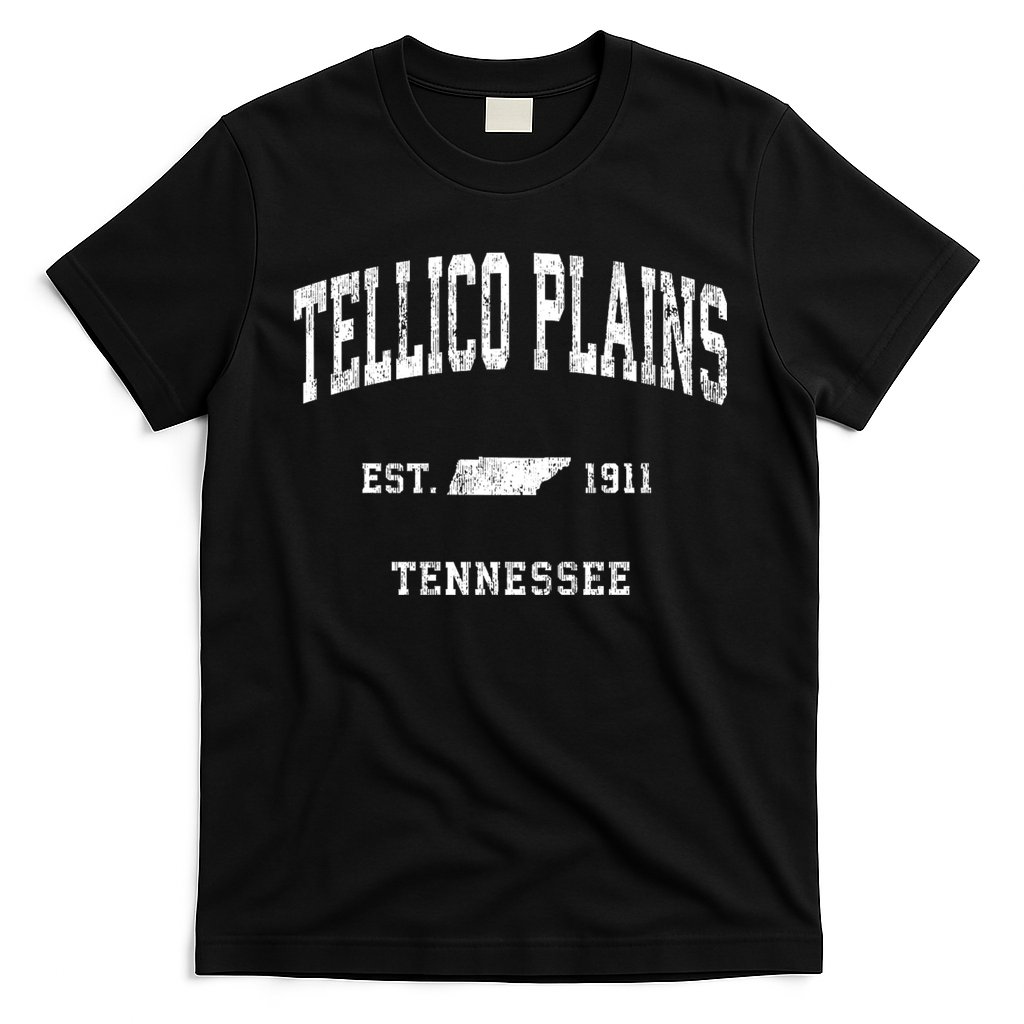 Tellico Plains Tennessee Tn Vintage Athletic Sports T-Shirt