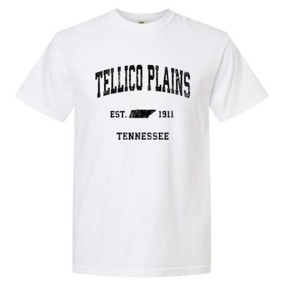 Tellico Plains Tennessee Tn Vintage Athletic Sports Garment-Dyed Heavyweight T-Shirt