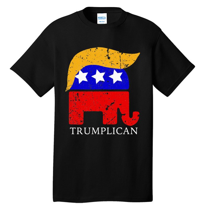 Trumplican Potus Trump Support Republican Conservative Tall T-Shirt