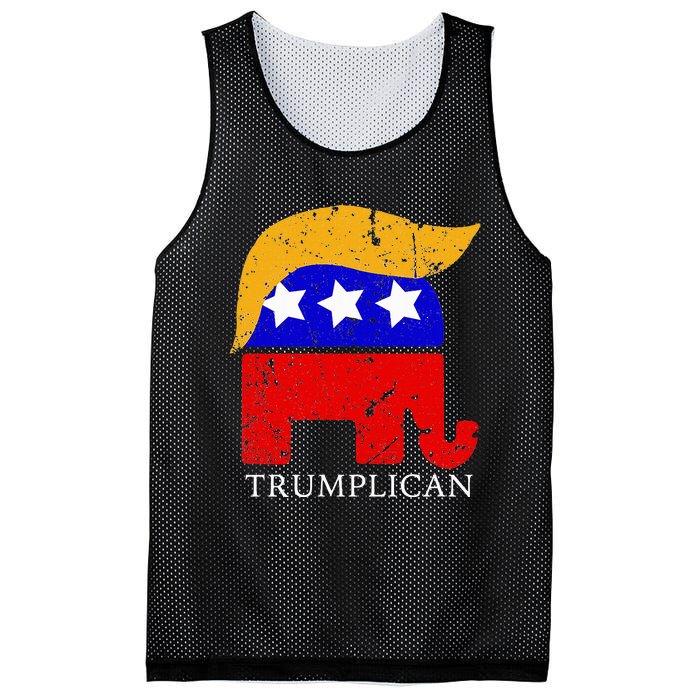 Trumplican Potus Trump Support Republican Conservative Mesh Reversible Basketball Jersey Tank