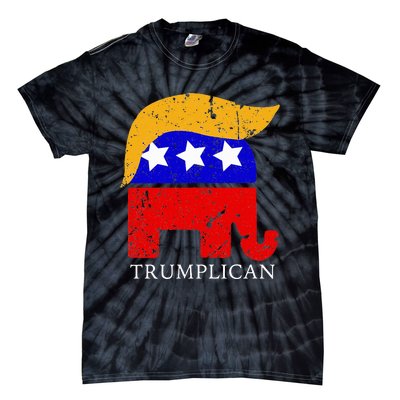 Trumplican Potus Trump Support Republican Conservative Tie-Dye T-Shirt