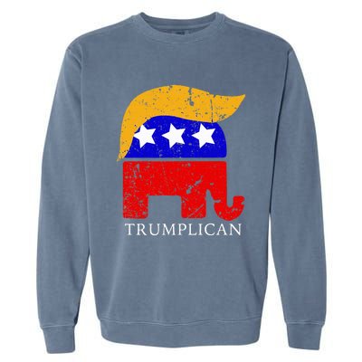 Trumplican Potus Trump Support Republican Conservative Garment-Dyed Sweatshirt