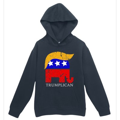 Trumplican Potus Trump Support Republican Conservative Urban Pullover Hoodie