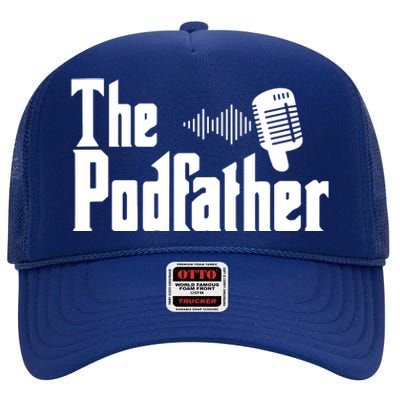 The Podcaster High Crown Mesh Back Trucker Hat