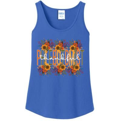 Thankful Phlebotomist Thanksgiving Phlebotomy Funny Gift Ladies Essential Tank