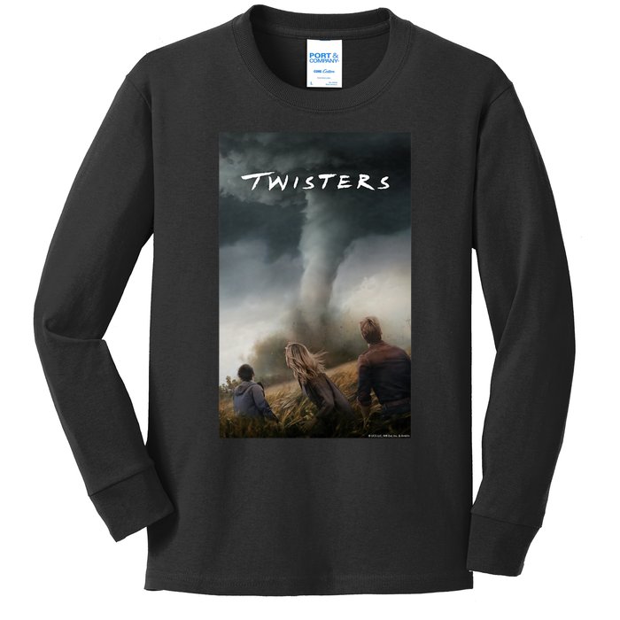 Twisters Poster Kids Long Sleeve Shirt