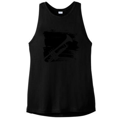 Trumpet Player Ladies PosiCharge Tri-Blend Wicking Tank