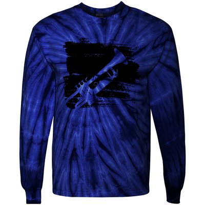 Trumpet Player Tie-Dye Long Sleeve Shirt