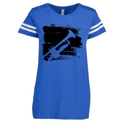 Trumpet Player Enza Ladies Jersey Football T-Shirt