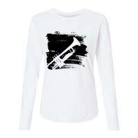 Trumpet Player Womens Cotton Relaxed Long Sleeve T-Shirt