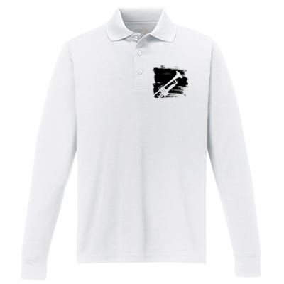 Trumpet Player Performance Long Sleeve Polo