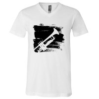 Trumpet Player V-Neck T-Shirt