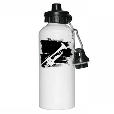 Trumpet Player Aluminum Water Bottle