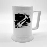 Trumpet Player Beer Stein