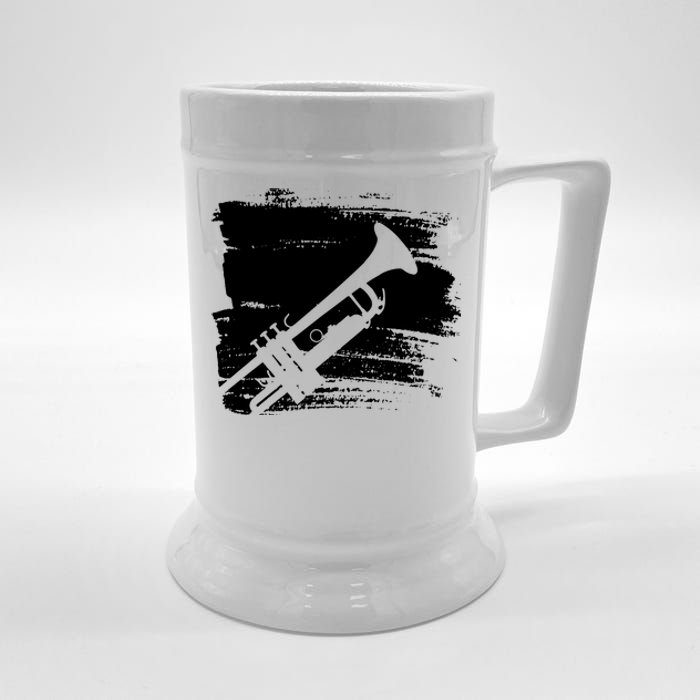 Trumpet Player Beer Stein