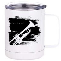 Trumpet Player 12 oz Stainless Steel Tumbler Cup