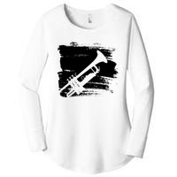 Trumpet Player Women's Perfect Tri Tunic Long Sleeve Shirt