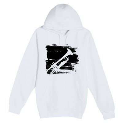 Trumpet Player Premium Pullover Hoodie