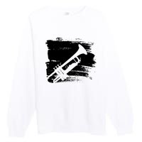 Trumpet Player Premium Crewneck Sweatshirt