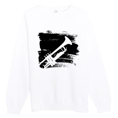 Trumpet Player Premium Crewneck Sweatshirt