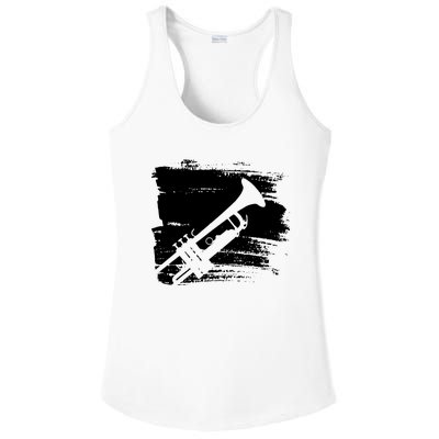 Trumpet Player Ladies PosiCharge Competitor Racerback Tank