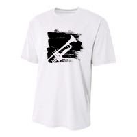 Trumpet Player Youth Performance Sprint T-Shirt