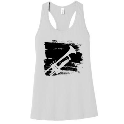 Trumpet Player Women's Racerback Tank