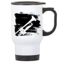 Trumpet Player Stainless Steel Travel Mug