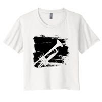 Trumpet Player Women's Crop Top Tee