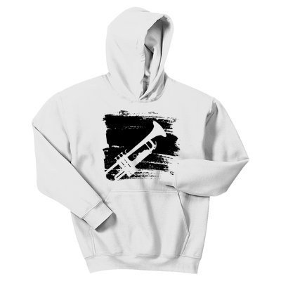 Trumpet Player Kids Hoodie