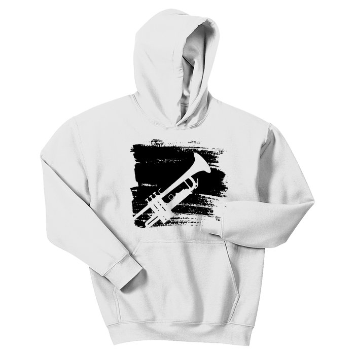 Trumpet Player Kids Hoodie