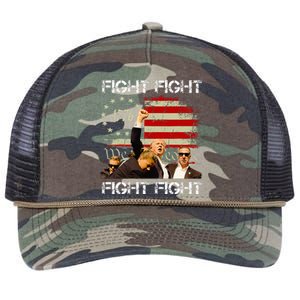 Trump Pennsylvania Trump 2024 Fight! Retro Rope Trucker Hat Cap