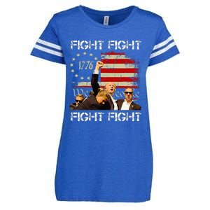 Trump Pennsylvania Trump 2024 Fight! Enza Ladies Jersey Football T-Shirt