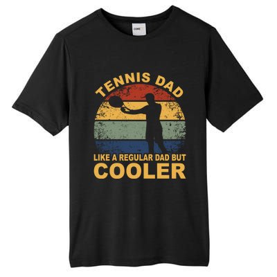 Tennis Player Tennis Father Tennis Racket Tennis Dad Funny Gift Tall Fusion ChromaSoft Performance T-Shirt