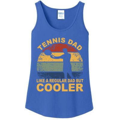 Tennis Player Tennis Father Tennis Racket Tennis Dad Funny Gift Ladies Essential Tank