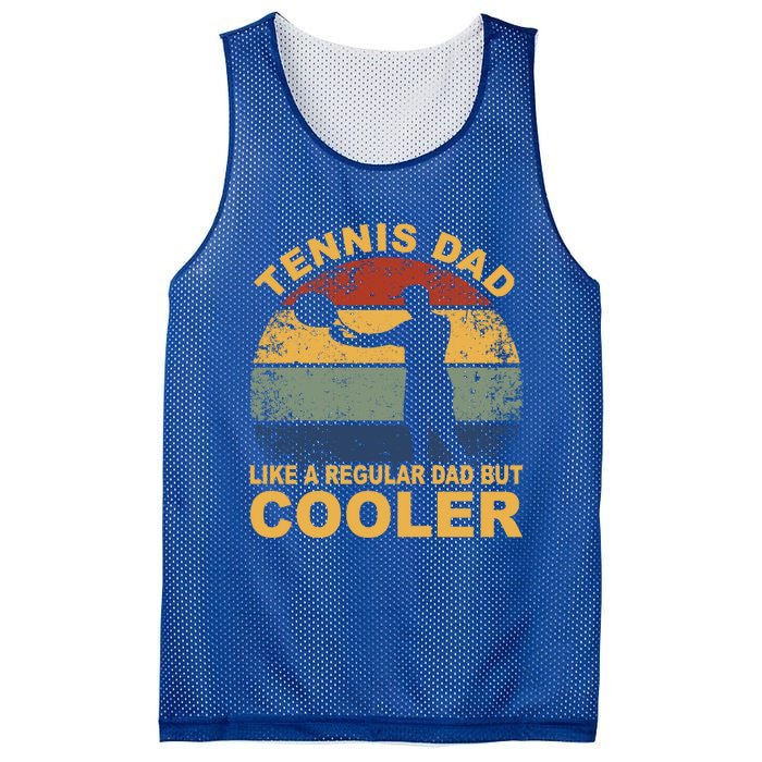 Tennis Player Tennis Father Tennis Racket Tennis Dad Funny Gift Mesh Reversible Basketball Jersey Tank