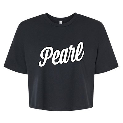 The Pearl Bella+Canvas Jersey Crop Tee